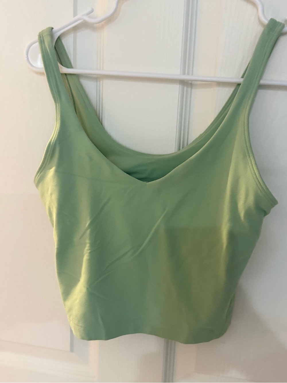 lululemon athletica Pastel Green Scoop-Front Tank